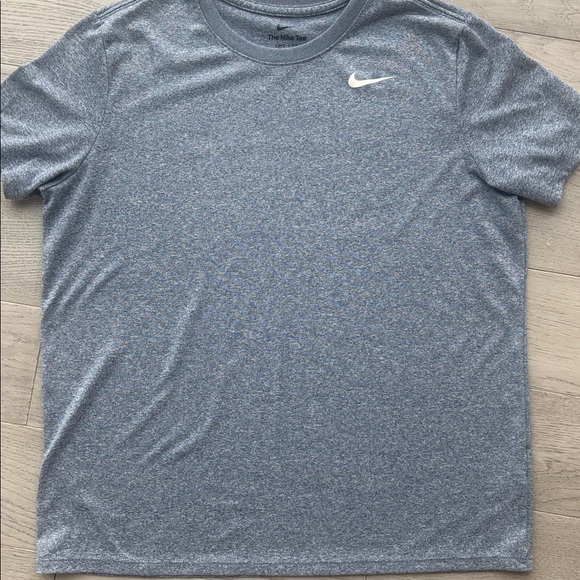 Nike Tops - Nike The Nike Tee Dri-Fit Blue Short Sleeve T-shirt Size Large